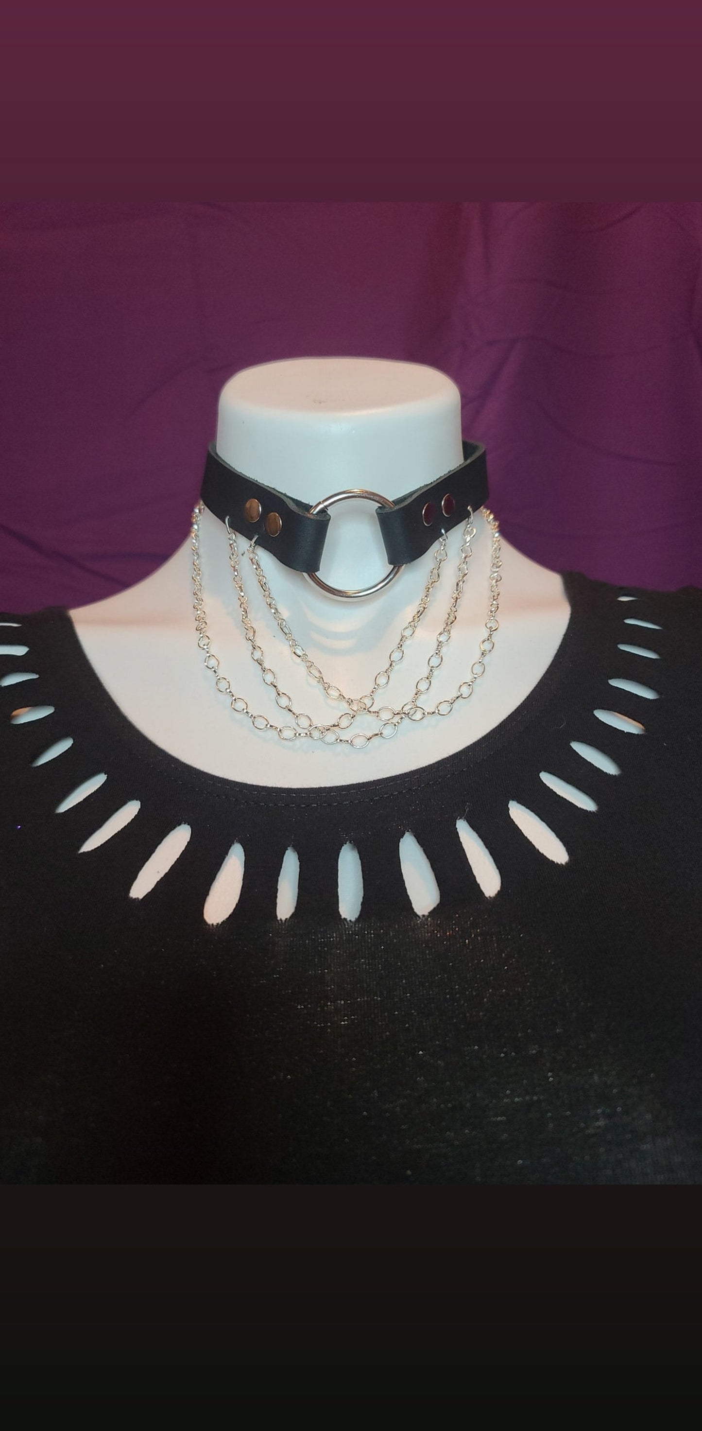Choker with Chains